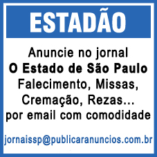 Para Publicar Anúncio Fúnebre no Jornal O Estado de São Paulo