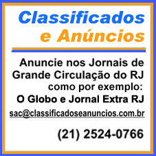 (21) 2524-0766 Para Publicar Anúncios no Jornal O GLOBO e EXTRA RJ, com toda comodidade